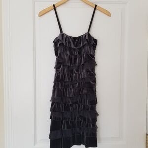 NEW Bailey 44 Bohemian Rhapsody Velvet Strappy Tier Layered Dress XS/S